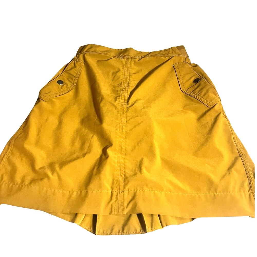 Athleta Mustard Yellow Athletic Skort w/Mesh Shorts Size 2 NWOT Golf Hiking Etc. - Picture 2 of 8